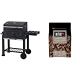 Tepro 1164 Toronto Click 2019 Barbacoa de carbón, acero inoxidable, antracita y Weber 17612 - Lighter Cubes 48 tabletas en marrón
